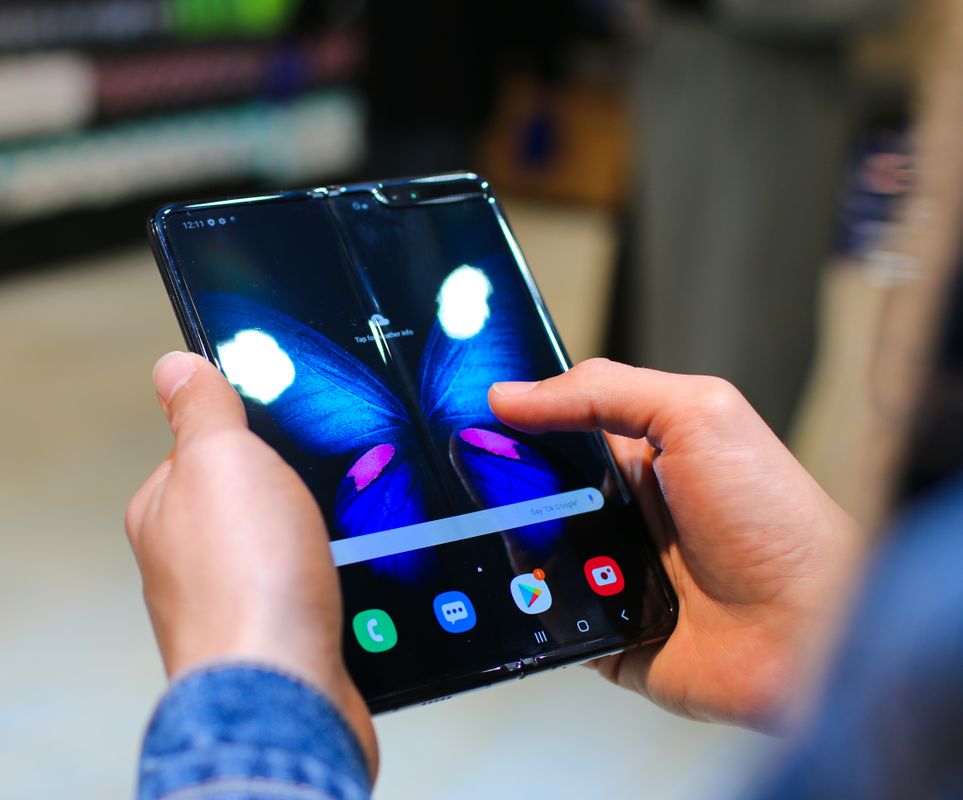 Samsung Galaxy dobrável importado